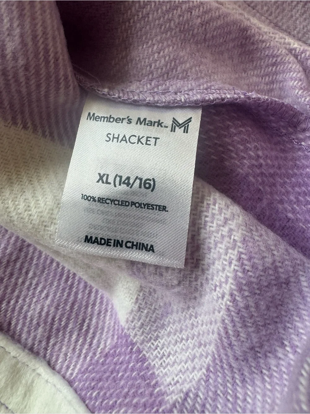 Members Mark cozy purple